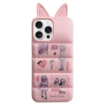 Custodia per telefono in TPU con orecchie da coniglio e personaggi dei cartoni animati, For iPhone 13 Pro Max, For iPhone 13, For iPhone 12 Pro Max
