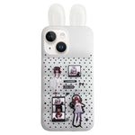 Custodia per telefono in TPU con orecchie da coniglio e personaggi dei cartoni animati, For iPhone 15 Pro Max, For iPhone 15 Pro, For iPhone 15, For iPhone 14, For iPhone 14 Pro, For iPhone 14 Pro Max
