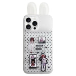 Custodia per telefono in TPU con orecchie da coniglio e personaggi dei cartoni animati, For iPhone 15 Pro Max, For iPhone 15 Pro, For iPhone 15, For iPhone 14, For iPhone 14 Pro, For iPhone 14 Pro Max