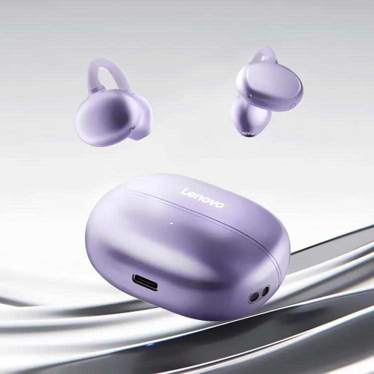 Auricolari Bluetooth true wireless Lenovo EA419 con clip a orecchio aperto.