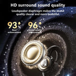Auricolari Bluetooth true wireless Lenovo EA419 con clip a orecchio aperto.