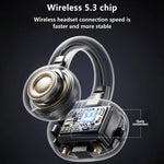 Auricolari Bluetooth true wireless Lenovo EA419 con clip a orecchio aperto.