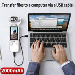 Q8 Fotocamera portatile 4K con schermo IPS 2 pollici