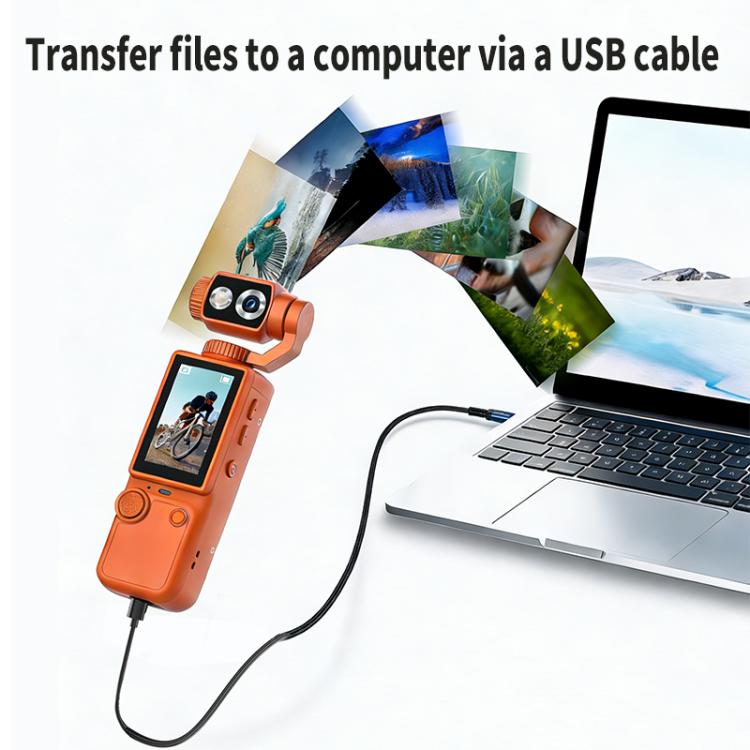 Q8 Fotocamera portatile 4K con schermo IPS 2 pollici
