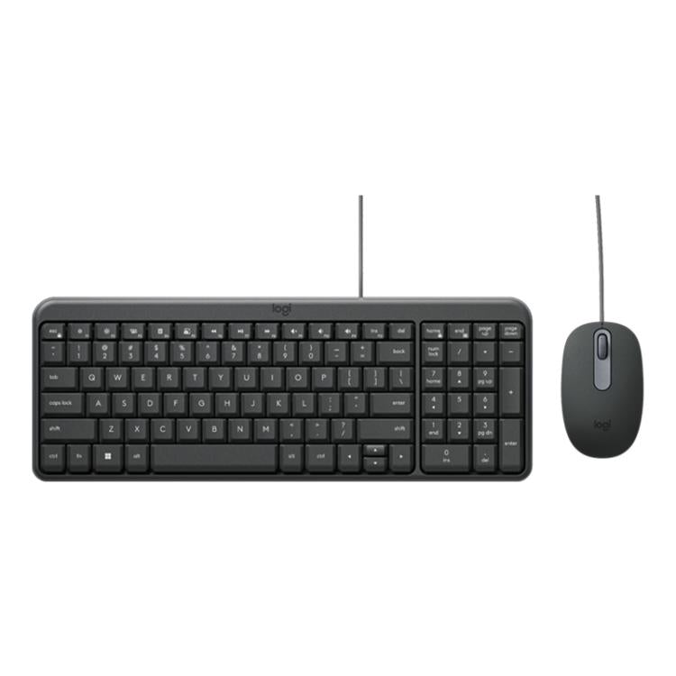 Set tastiera e mouse cablati Logitech MK106 USB