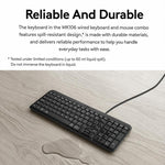 Set tastiera e mouse cablati Logitech MK106 USB