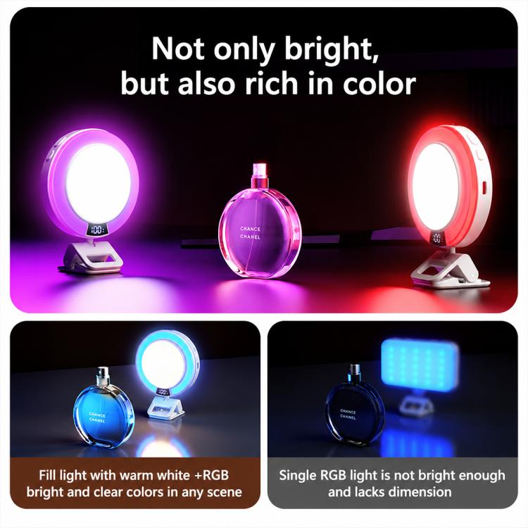 Luce LED RGB per Live Streaming con 3 Temperature Colore