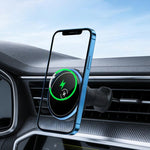 Supporto auto con ricarica wireless magnetica 15W