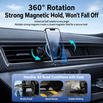 Supporto auto con ricarica wireless magnetica 15W