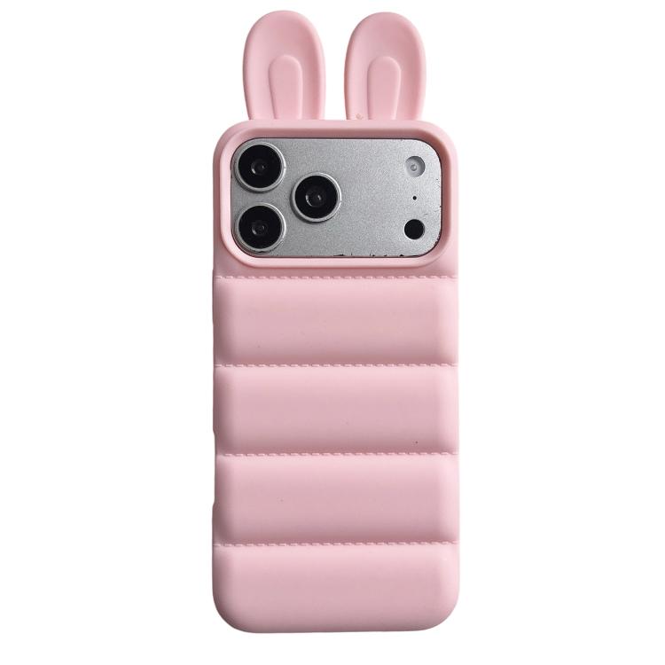 Custodia per telefono in TPU con orecchie da coniglio, For iPhone 17 Pro, For iPhone 17 Pro Max, For iPhone 17, For iPhone 16 Pro Max