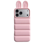 Custodia per telefono in TPU con orecchie da coniglio, For iPhone 17 Pro, For iPhone 17 Pro Max, For iPhone 17, For iPhone 16 Pro Max