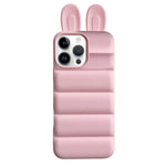 Custodia per telefono in TPU con orecchie da coniglio, For iPhone 16 Pro, For iPhone 16, For iPhone 15 Pro Max, For iPhone 15 Pro