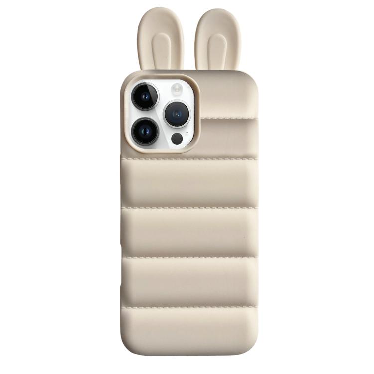 Custodia per telefono in TPU con orecchie da coniglio, For iPhone 16 Pro, For iPhone 16, For iPhone 15 Pro Max, For iPhone 15 Pro