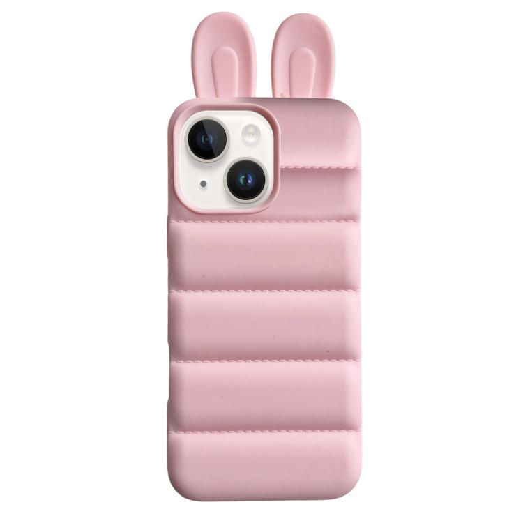 Custodia per telefono in TPU con orecchie da coniglio, For iPhone 15, For iPhone 14, For iPhone 14 Pro, For iPhone 14 Pro Max