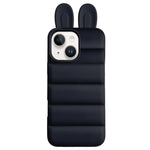 Custodia per telefono in TPU con orecchie da coniglio, For iPhone 15, For iPhone 14, For iPhone 14 Pro, For iPhone 14 Pro Max