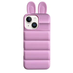 Custodia per telefono in TPU con orecchie da coniglio, For iPhone 15, For iPhone 14, For iPhone 14 Pro, For iPhone 14 Pro Max