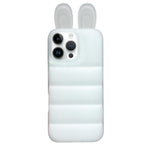 Custodia per telefono in TPU con orecchie da coniglio, For iPhone 15, For iPhone 14, For iPhone 14 Pro, For iPhone 14 Pro Max