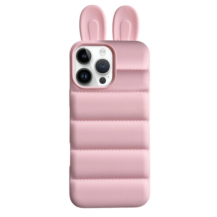 Custodia per telefono in TPU con orecchie da coniglio, For iPhone 15, For iPhone 14, For iPhone 14 Pro, For iPhone 14 Pro Max