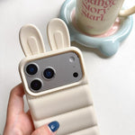 Custodia per telefono in TPU con orecchie da coniglio, For iPhone 17 Pro, For iPhone 17 Pro Max, For iPhone 17, For iPhone 16 Pro Max