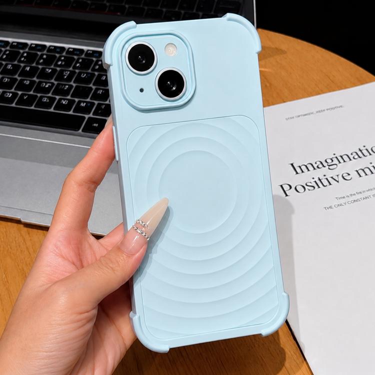 Custodia magnetica per telefono con texture a onde d'acqua e pellicola protettiva per obiettivo., For iPhone 13 Pro Max, For iPhone 13 Pro, For iPhone 13