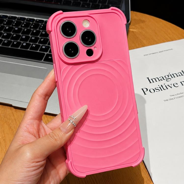 Custodia magnetica per telefono con texture a onde d'acqua e pellicola protettiva per obiettivo., For iPhone 13 Pro Max, For iPhone 13 Pro, For iPhone 13