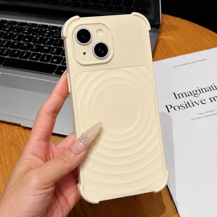 Custodia magnetica per telefono con texture a onde d'acqua e pellicola protettiva per obiettivo., For iPhone 15 Pro Max, For iPhone 15 Pro, For iPhone 15