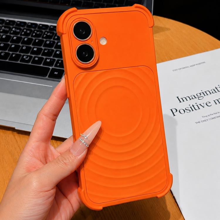 Custodia magnetica per telefono con texture a onde d'acqua e pellicola protettiva per obiettivo., For iPhone 17 Pro Max, For iPhone 17 Pro, For iPhone 17
