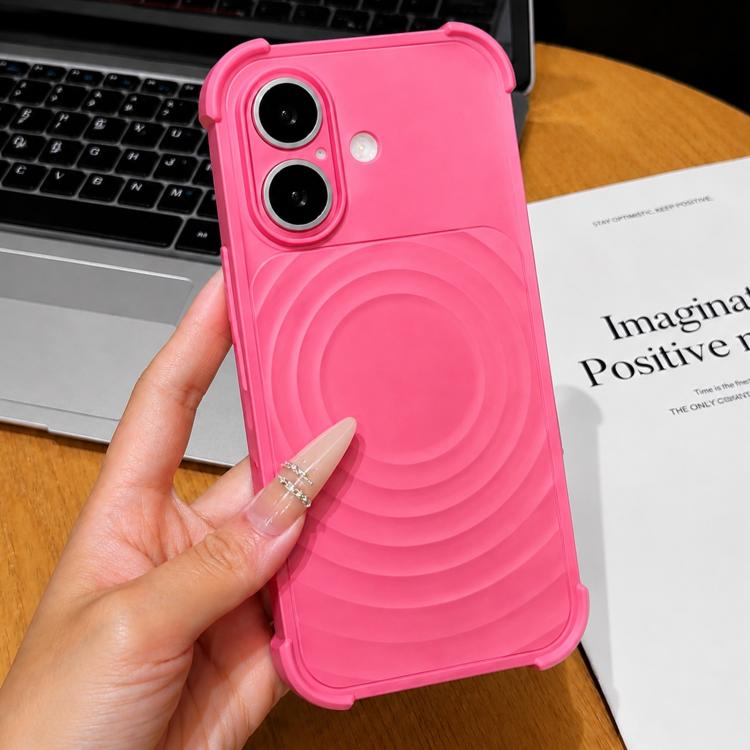 Custodia magnetica per telefono con texture a onde d'acqua e pellicola protettiva per obiettivo., For iPhone 17 Pro Max, For iPhone 17 Pro, For iPhone 17