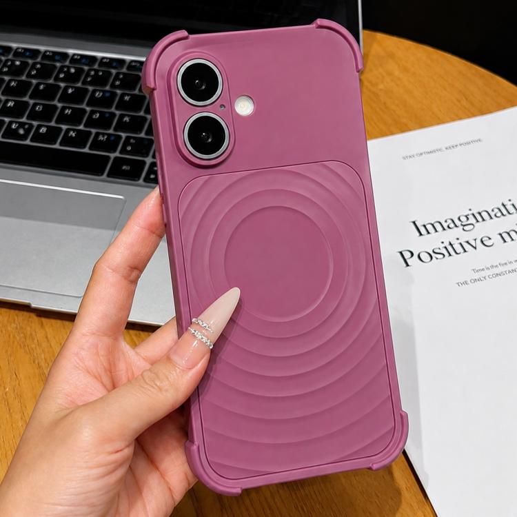 Custodia magnetica per telefono con texture a onde d'acqua e pellicola protettiva per obiettivo., For iPhone 17 Pro Max, For iPhone 17 Pro, For iPhone 17