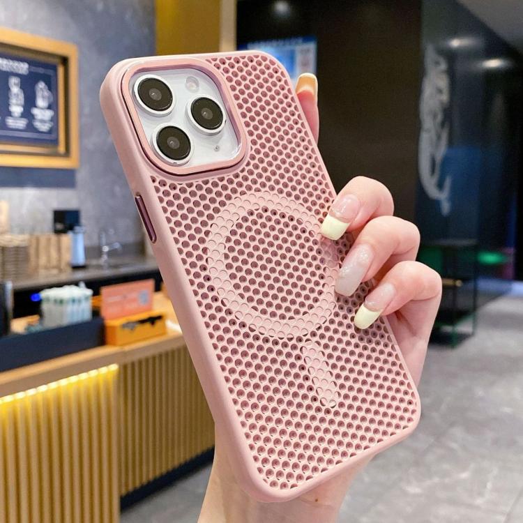 Custodia magnetica rinfrescante a nido d'ape per telefono, piacevole al tatto., For iPhone 12 Pro, For iPhone 11 Pro Max