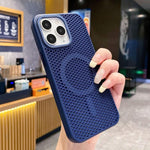 Custodia magnetica rinfrescante a nido d'ape per telefono, piacevole al tatto., For iPhone 12 Pro, For iPhone 11 Pro Max