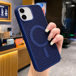 Custodia magnetica rinfrescante a nido d'ape per telefono, piacevole al tatto., For iPhone 12, For iPhone 12 Pro Max