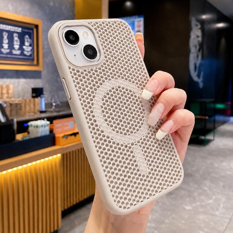 Custodia magnetica rinfrescante a nido d'ape per telefono, piacevole al tatto., For iPhone 13 Pro, For iPhone 13