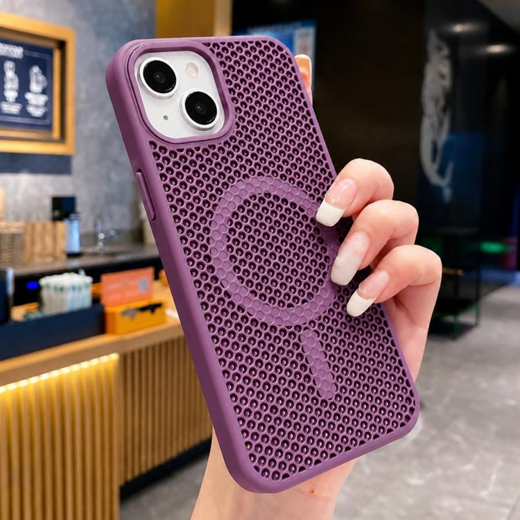Custodia magnetica rinfrescante a nido d'ape per telefono, piacevole al tatto., For iPhone 13 Pro, For iPhone 13