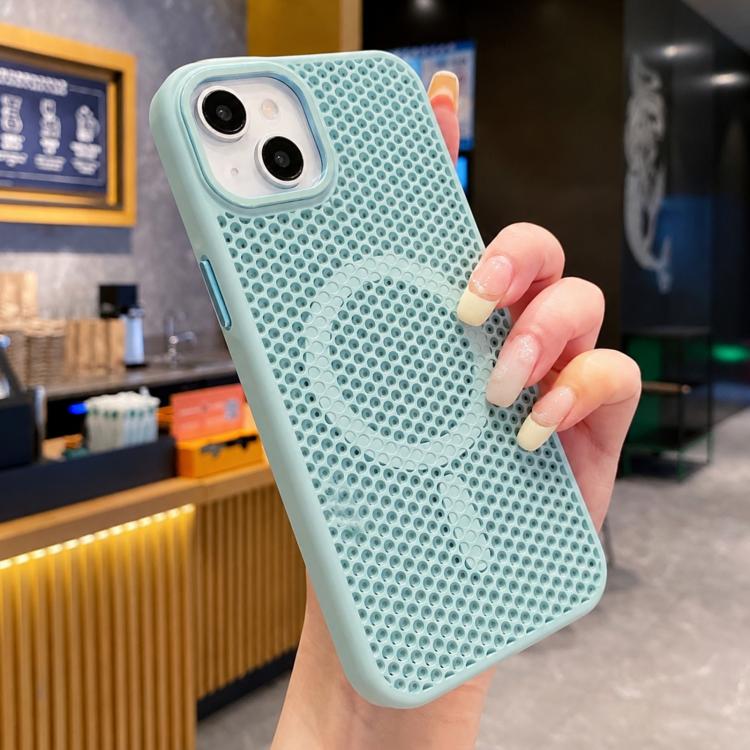 Custodia magnetica rinfrescante a nido d'ape per telefono, piacevole al tatto., For iPhone 14, For iPhone 14 Pro