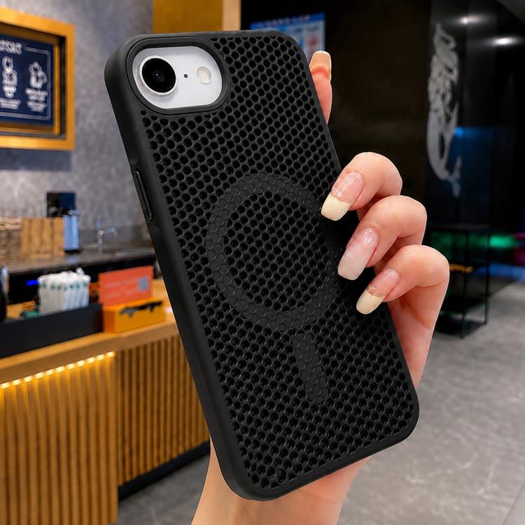 Custodia magnetica rinfrescante a nido d'ape per telefono, piacevole al tatto., For iPhone 17e / 16e, For iPhone 17 Pro Max