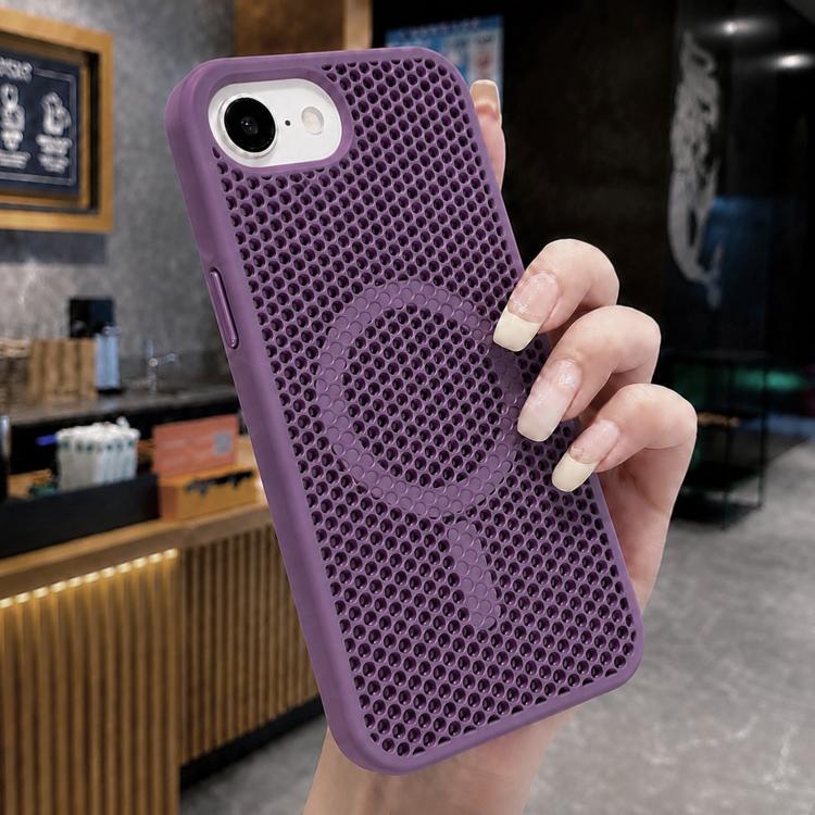 Custodia magnetica rinfrescante a nido d'ape per telefono, piacevole al tatto., For iPhone 17e / 16e, For iPhone 17 Pro Max