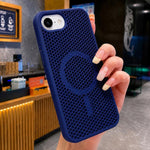 Custodia magnetica rinfrescante a nido d'ape per telefono, piacevole al tatto., For iPhone 17e / 16e, For iPhone 17 Pro Max