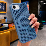 Custodia magnetica rinfrescante a nido d'ape per telefono, piacevole al tatto., For iPhone 17e / 16e, For iPhone 17 Pro Max