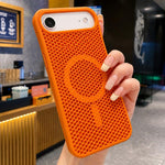 Custodia magnetica rinfrescante a nido d'ape per telefono, piacevole al tatto., For iPhone Air, For iPhone 16 Pro Max