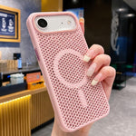 Custodia magnetica rinfrescante a nido d'ape per telefono, piacevole al tatto., For iPhone Air, For iPhone 16 Pro Max