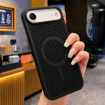 Custodia magnetica rinfrescante a nido d'ape per telefono, piacevole al tatto., For iPhone Air, For iPhone 16 Pro Max
