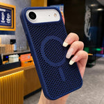 Custodia magnetica rinfrescante a nido d'ape per telefono, piacevole al tatto., For iPhone Air, For iPhone 16 Pro Max