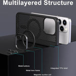 Custodia magnetica rinfrescante a nido d'ape per telefono, piacevole al tatto., For iPhone 12 Pro, For iPhone 11 Pro Max