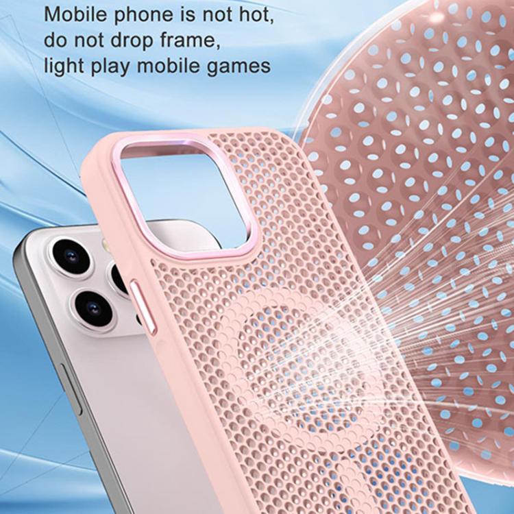 Custodia magnetica rinfrescante a nido d'ape per telefono, piacevole al tatto., For iPhone 17e / 16e, For iPhone 17 Pro Max