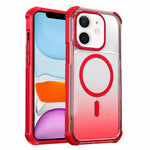 Custodia magnetica trasparente con effetto sfumato per telefono, For iPhone 12 Pro Max, For iPhone 12 Pro, For iPhone 11 Pro Max, For iPhone 11
