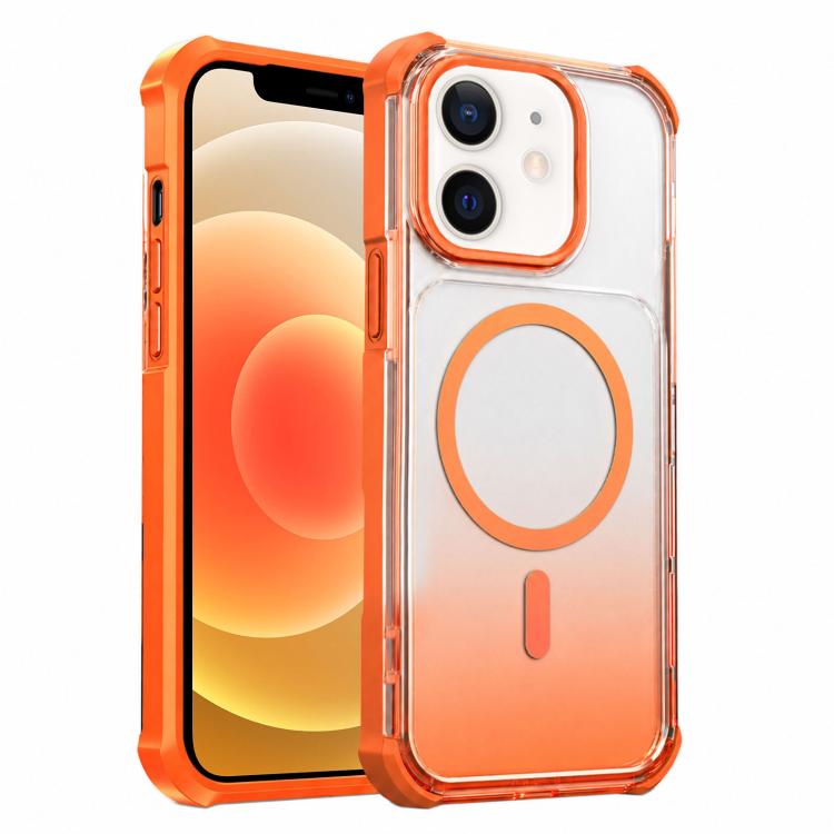Custodia magnetica trasparente con effetto sfumato per telefono, For iPhone 13 Pro Max, For iPhone 13 Pro, For iPhone 13, For iPhone 12