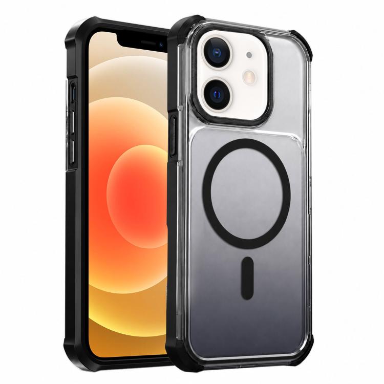 Custodia magnetica trasparente con effetto sfumato per telefono, For iPhone 13 Pro Max, For iPhone 13 Pro, For iPhone 13, For iPhone 12
