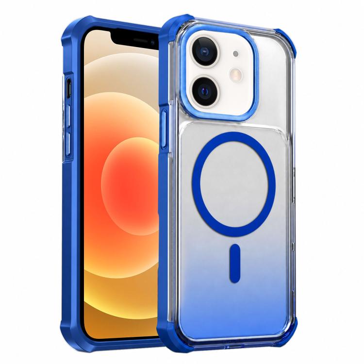 Custodia magnetica trasparente con effetto sfumato per telefono, For iPhone 13 Pro Max, For iPhone 13 Pro, For iPhone 13, For iPhone 12
