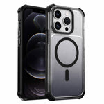 Custodia magnetica trasparente con effetto sfumato per telefono, For iPhone 12 Pro Max, For iPhone 12 Pro, For iPhone 11 Pro Max, For iPhone 11
